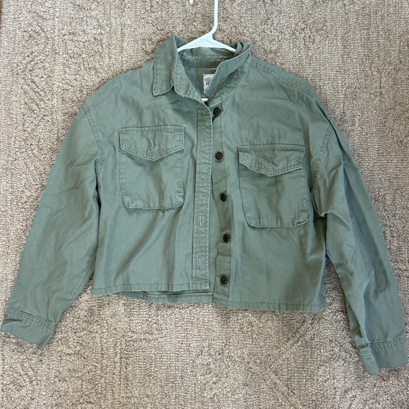 Kensie Women's Olive Utility Jacket - Picture 2 of 5